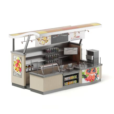 Cafe Stall 3D Model