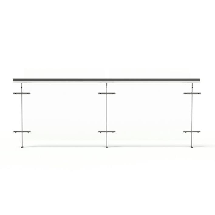 Mall Glass Barrier 3D Model