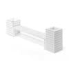 Bench with Recycle Bin 3D Model (10729) - Image 6