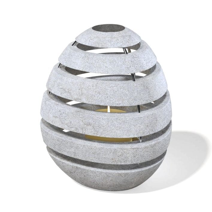 Rock Shaped Lantern 3D Model
