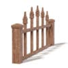Wooden Fence 3D Model (10815) - Image 3