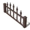 Dark Wooden Fence 3D Model (10816) - Image 5