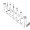 Dark Wooden Fence 3D Model (10816) - Image 6