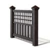 Dark Wooden Fence 3D Model (10821) - Image 3
