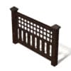 Dark Wooden Fence 3D Model (10821) - Image 5