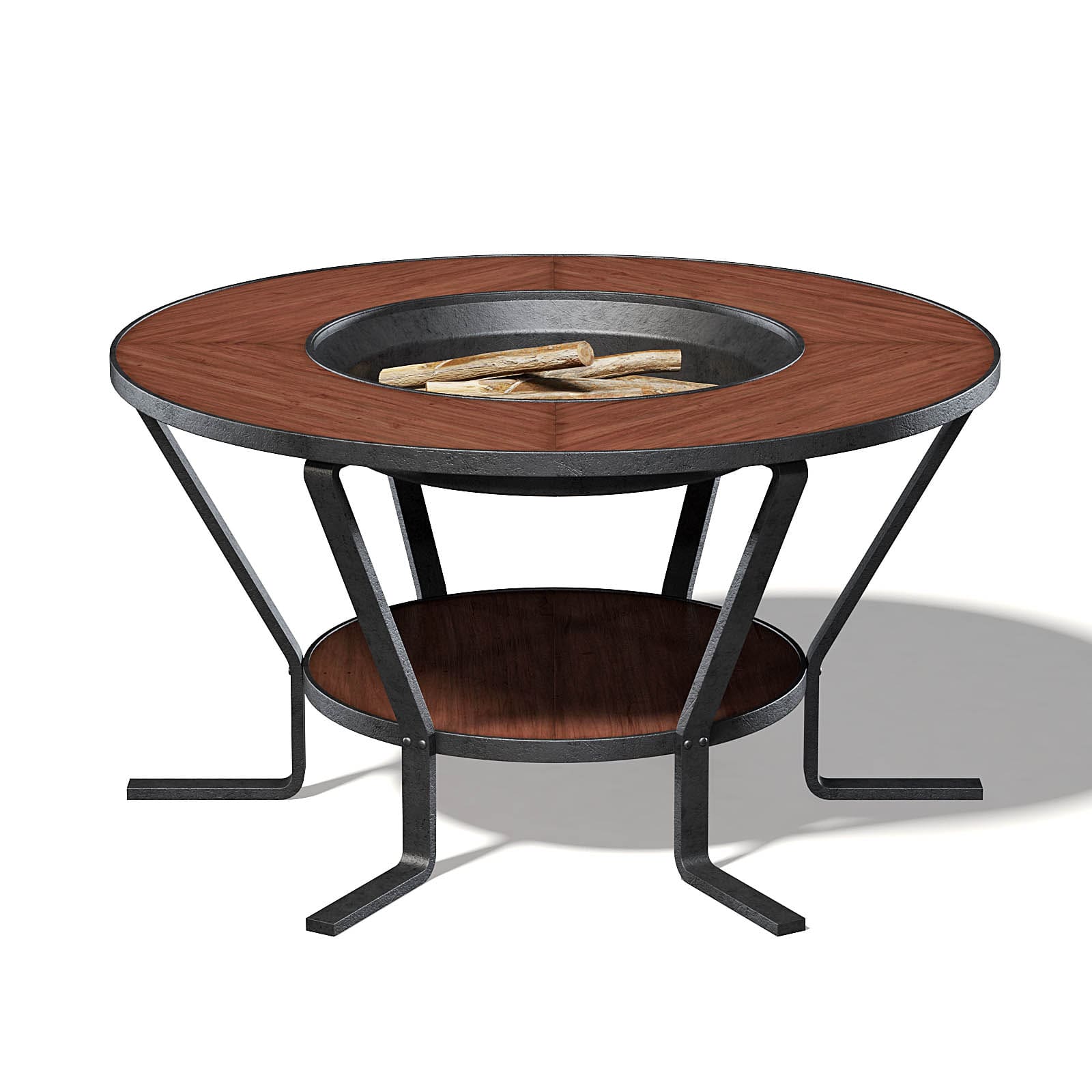 Barbecue Table 3d Model