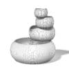 Decorative Pots 3D Model (10830) - Image 4