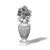 Stone Vase with Flowers 3D Model (10837) - Image 2
