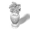 Stone Vase with Flowers 3D Model (10837) - Image 6