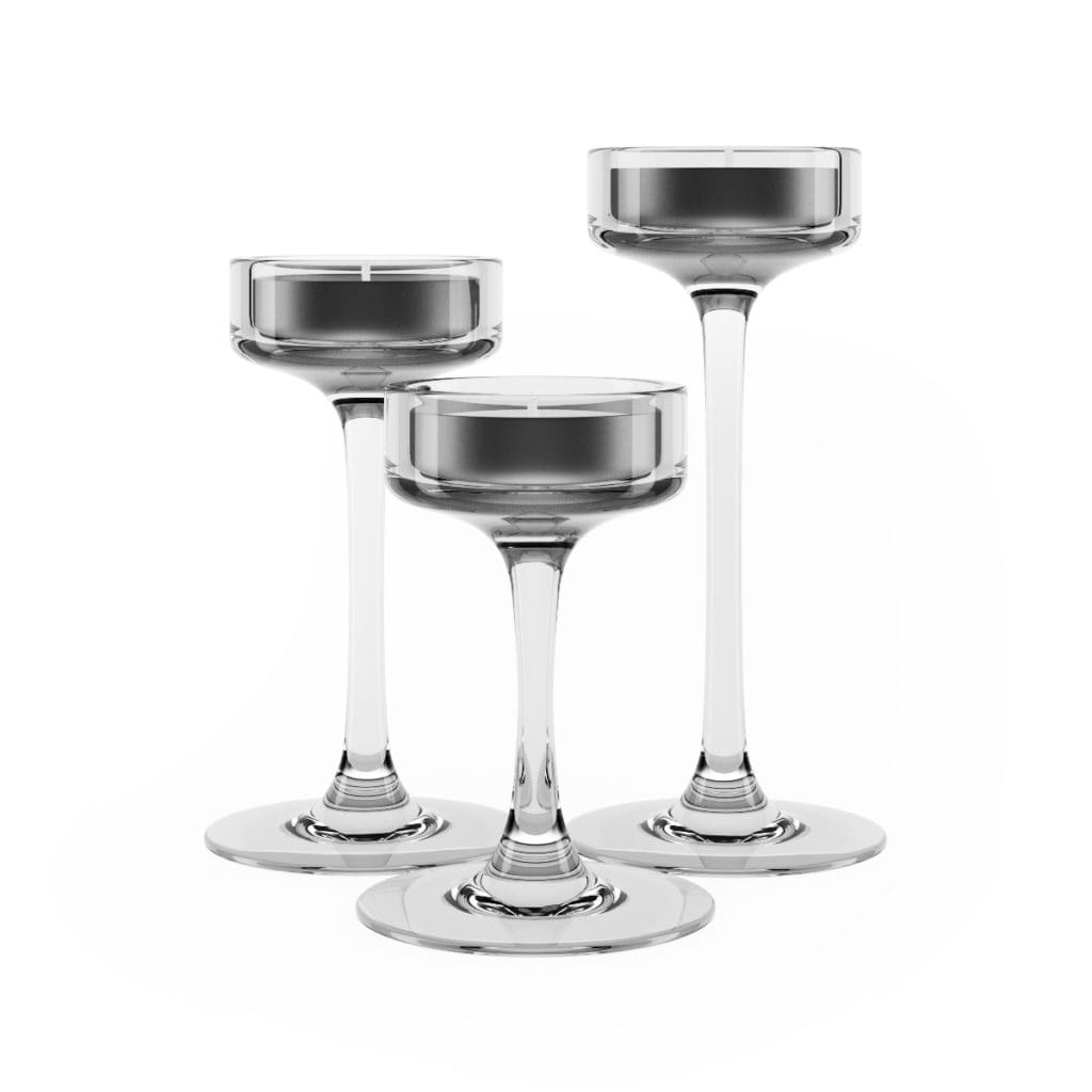 Glass Candlesticks