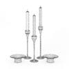 Glass Candlesticks Set - Image 2