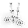 Glass Candlesticks Set - Image 4