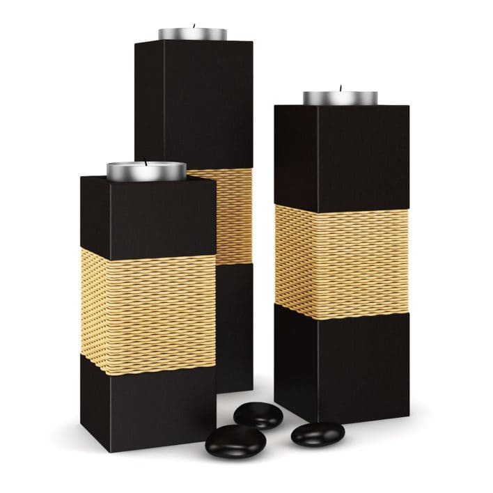 Wooden Candlesticks