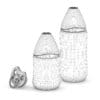 Milk Bottles and Soother - Image 2
