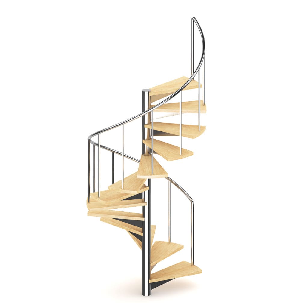Wooden Spiral Stairs 2