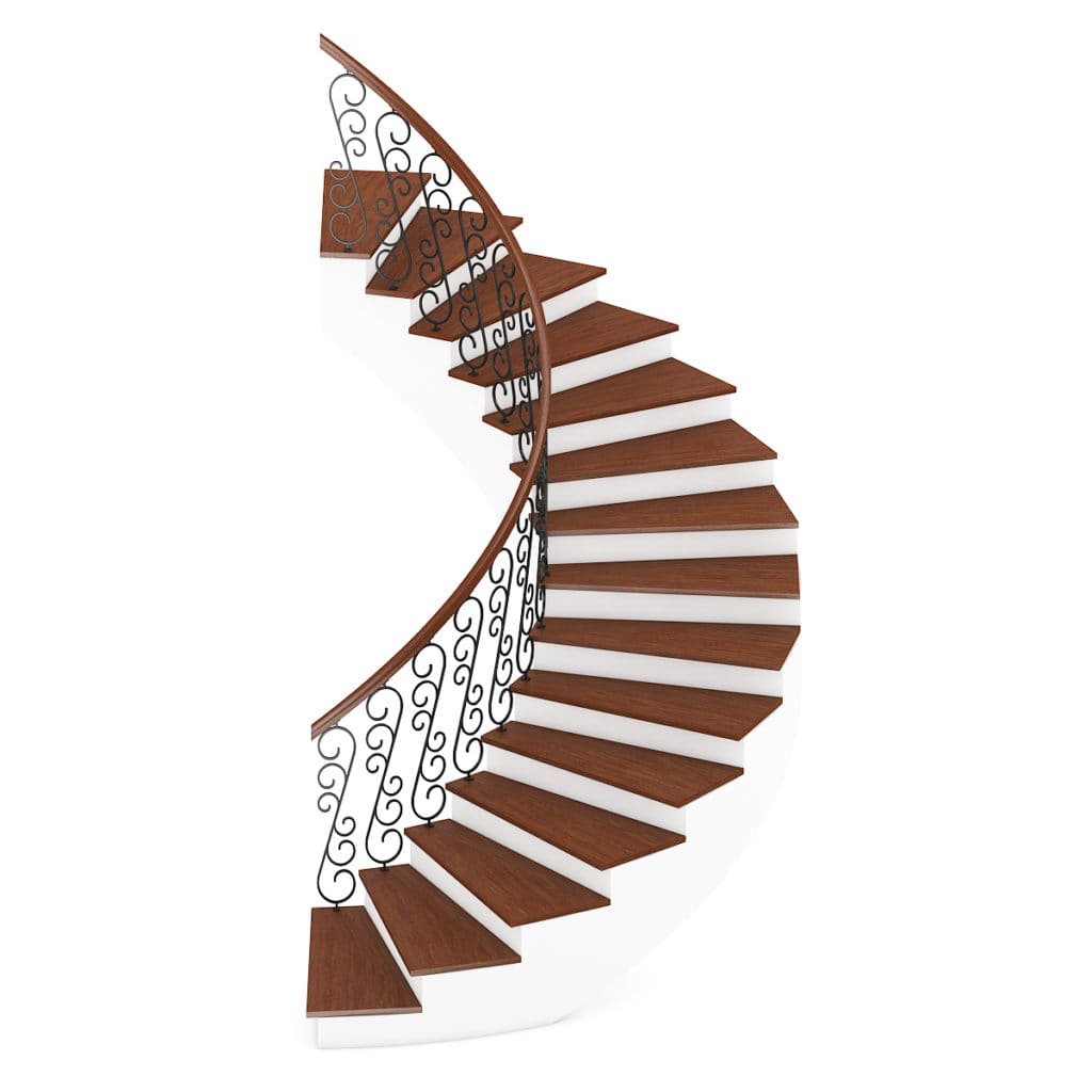 Wooden Spiral Stairs 7