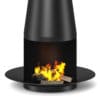 Round Metal Fireplace 1 - Image 3