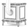 Classic Metal Fireplace - Image 6