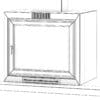 Wall Fireplace with Shelf - Image 4