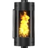 Round Metal Fireplace 2 - Image 3
