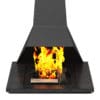 Modern Floor Fireplace - Image 3