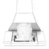 Modern Floor Fireplace - Image 4