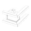 Wall Fireplace with Corner Shelves - Image 6