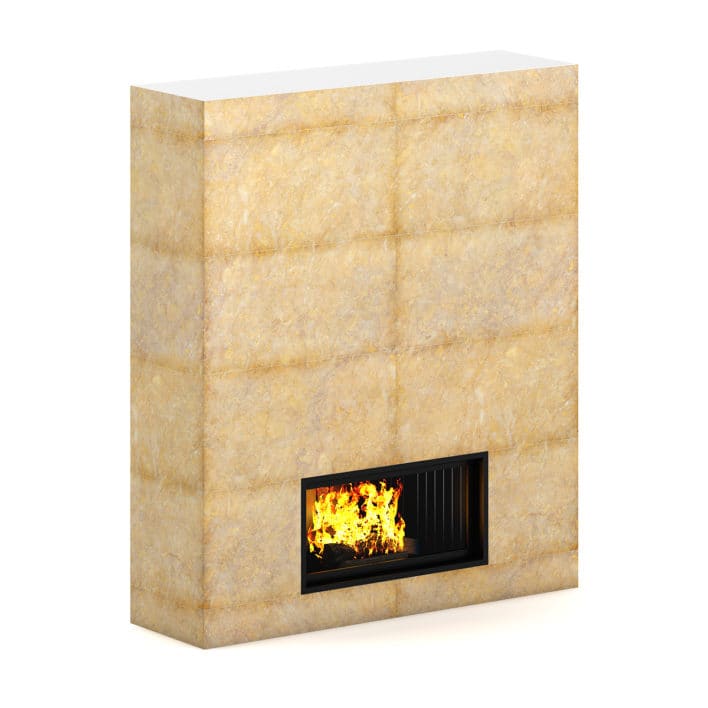 Large Stone Fireplace