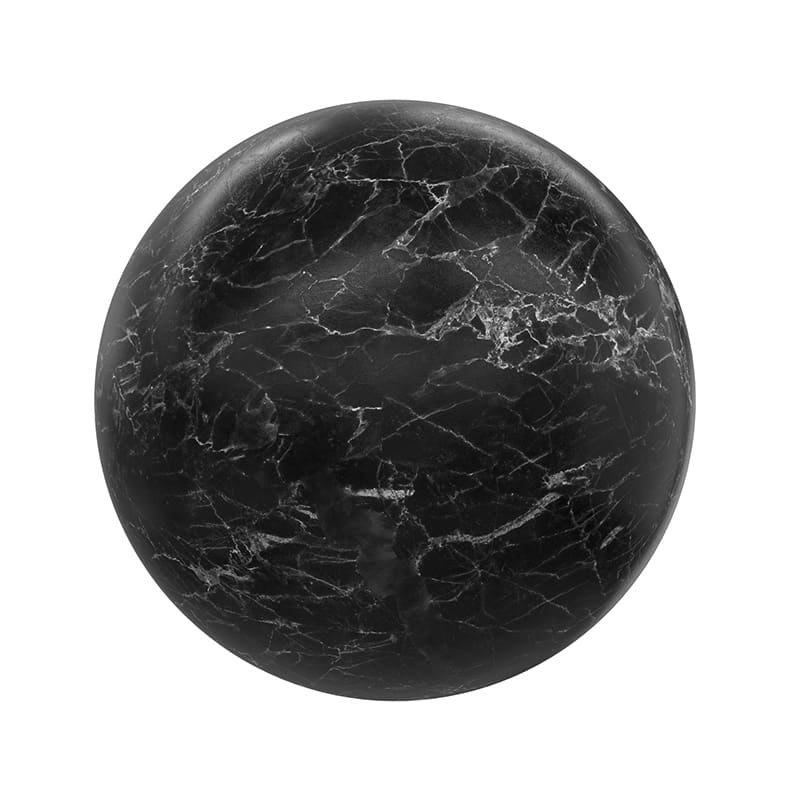 Black Marble PBR Texture