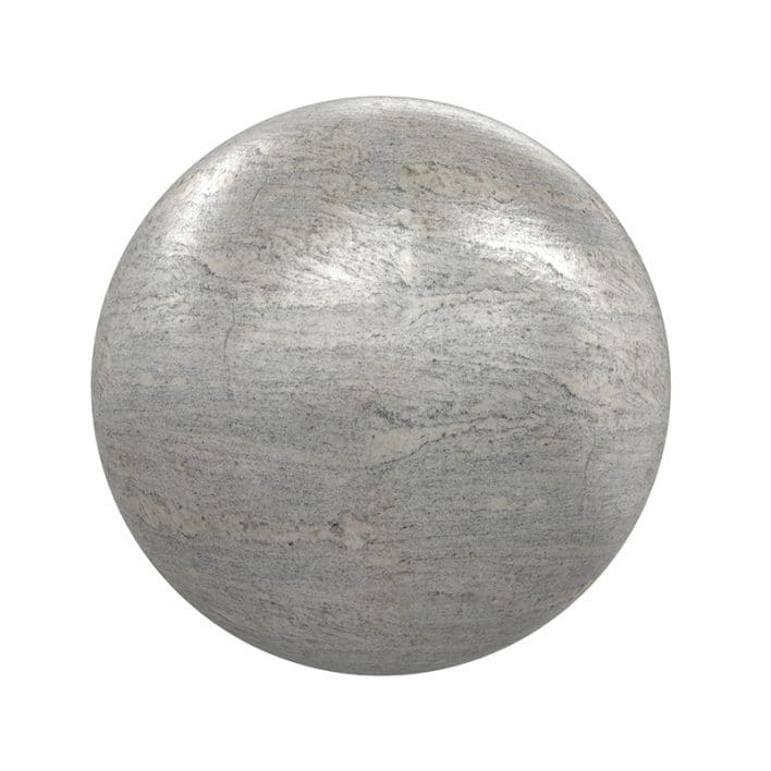 Grey Shiny Stone PBR Texture
