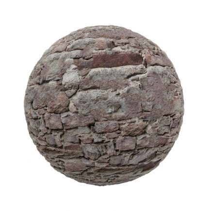 Rough Stone Wall PBR Texture