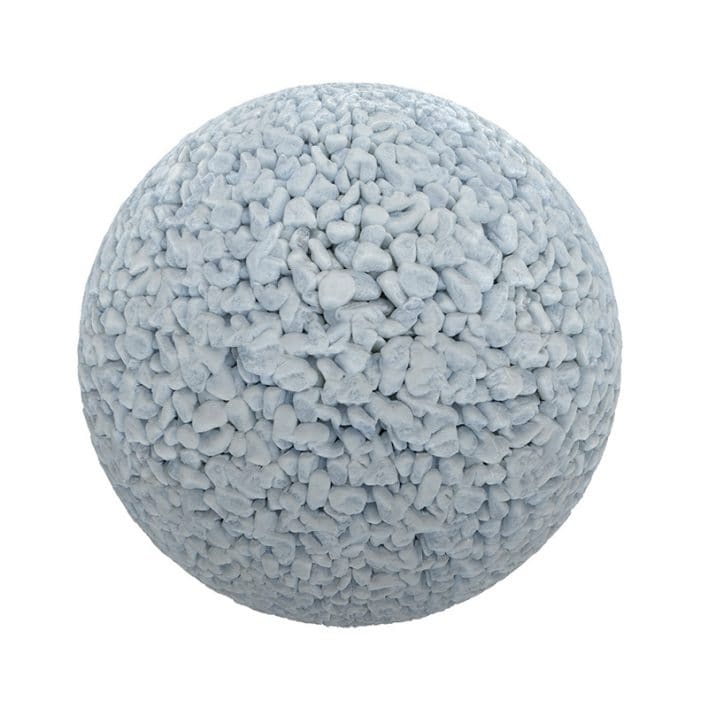 White Pebbles PBR Texture
