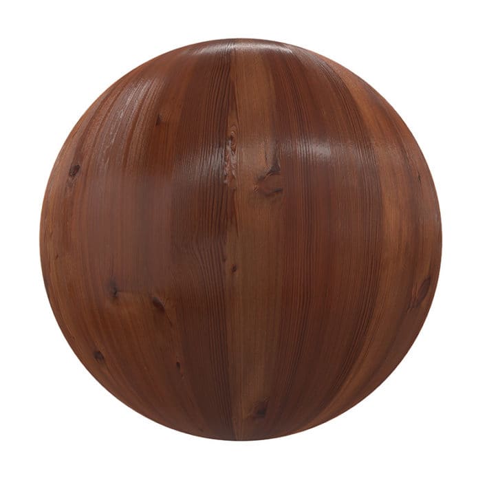 Dark Shiny Wood PBR Texture