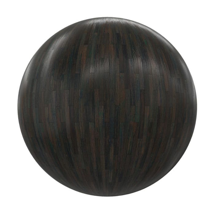 Dark Wood Tiles PBR Texture