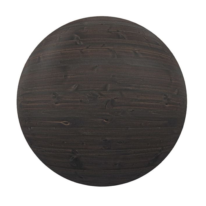 Dark Wooden Planks PBR Texture