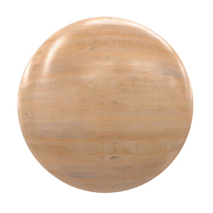 Light Shiny Wood PBR Texture