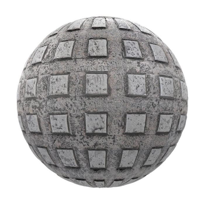Patterned Old Metal PBR Texture