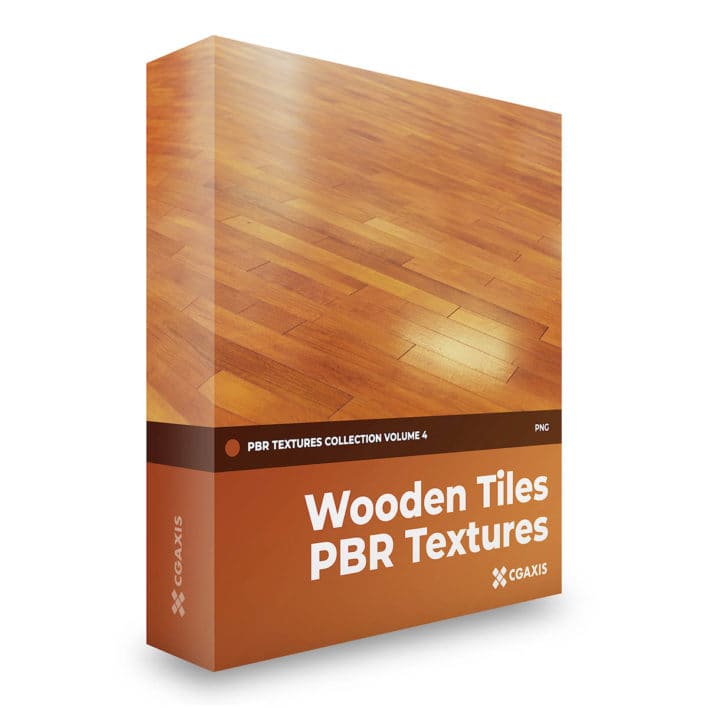 wooden tiles pbr textures