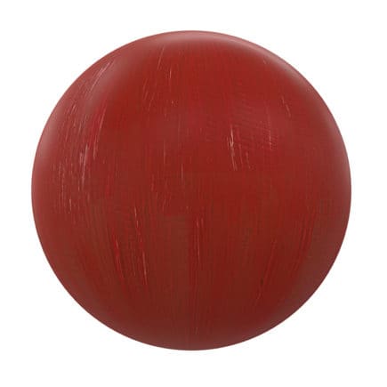 Red Painted Wood PBR Texture