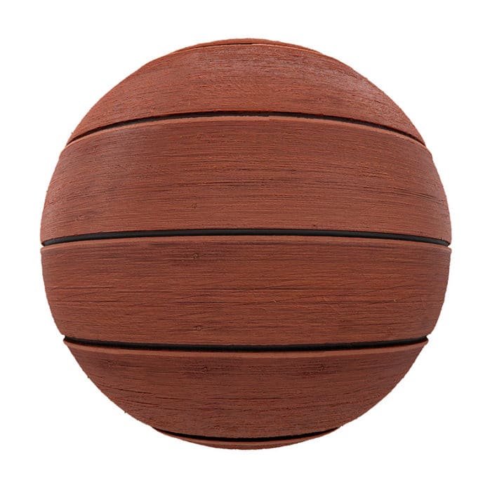 Red Wooden Planks PBR Texture
