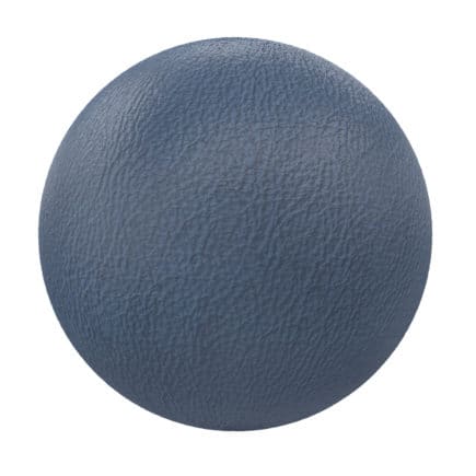 Blue Leather PBR Texture