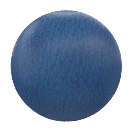 Blue Leather PBR Texture