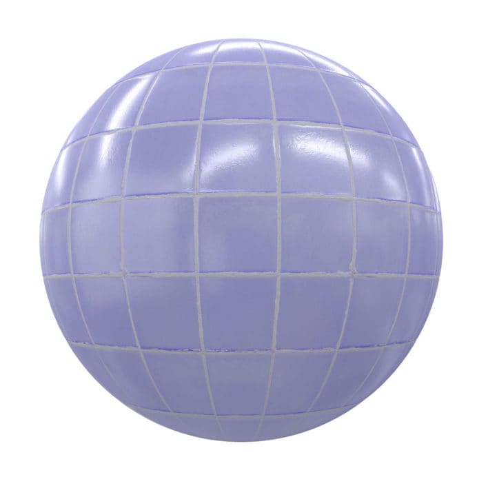 Blue Tiles PBR Texture
