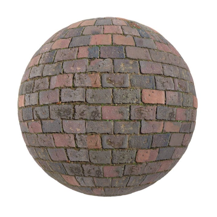 Brick Pavement PBR Texture