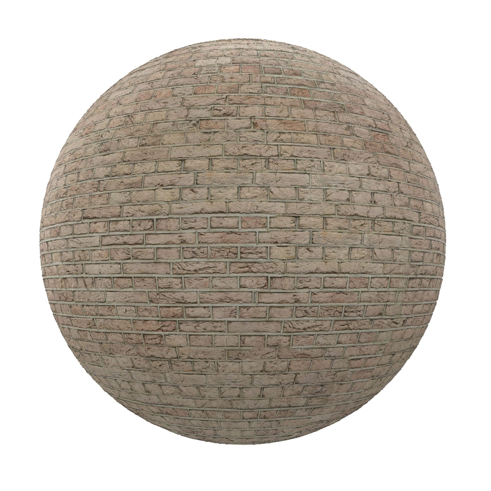 Brown Brick Wall PBR Texture