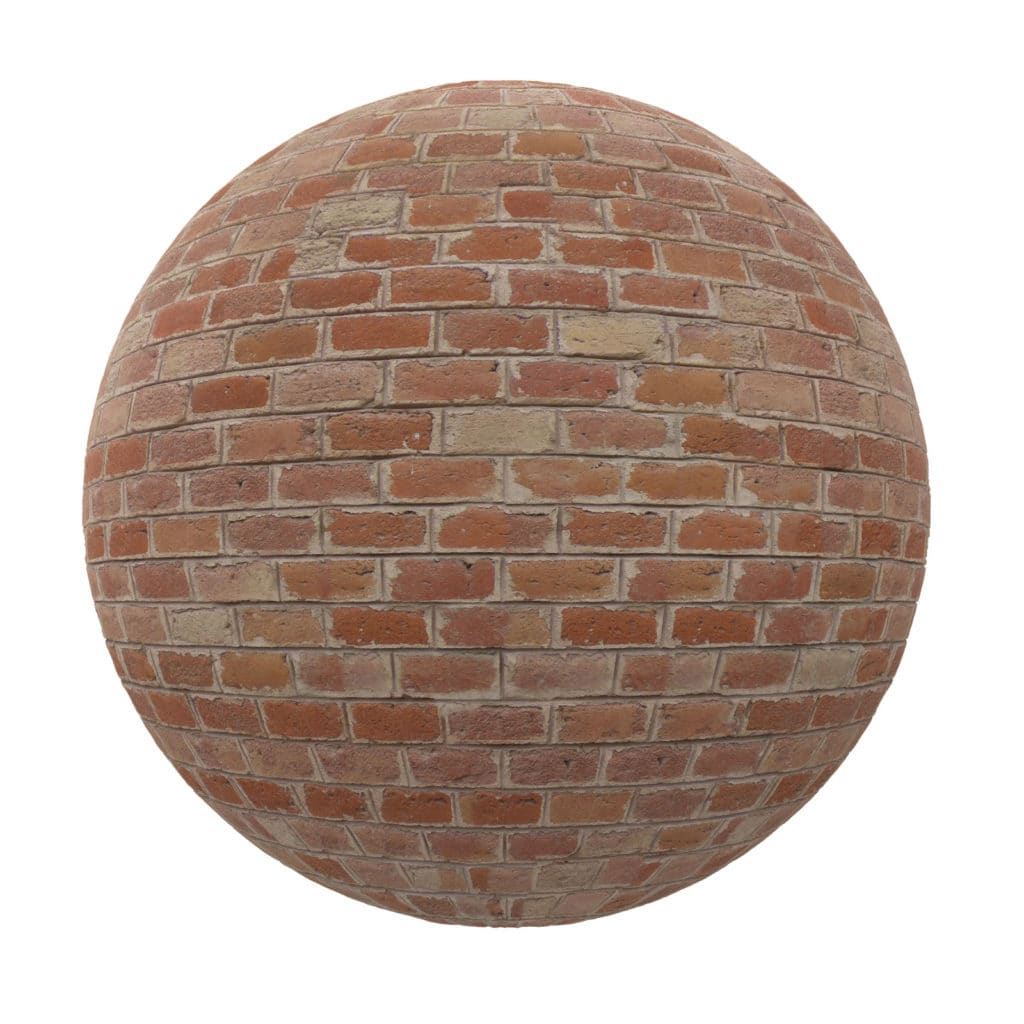 Brown Brick Wall PBR Texture