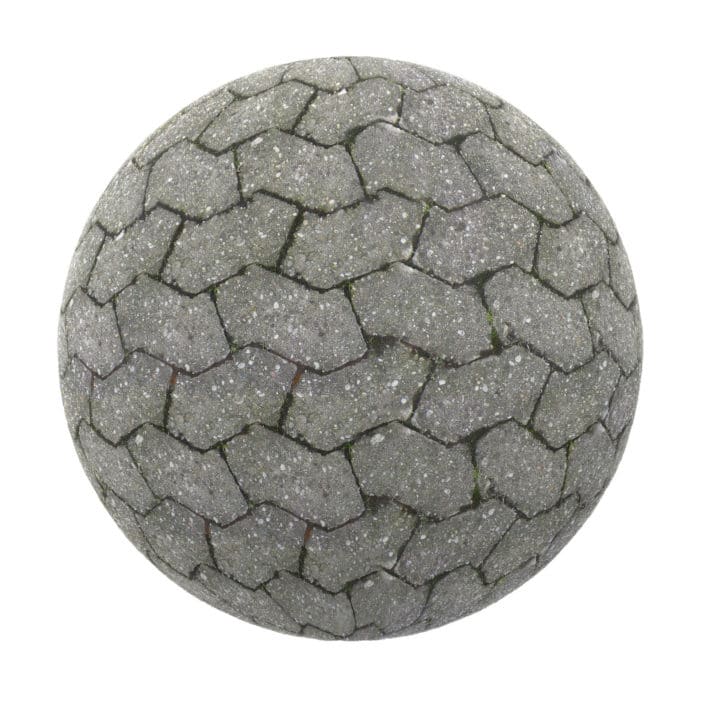 Concrete Pavement PBR Texture