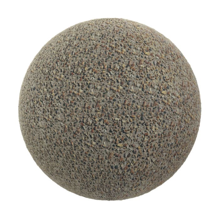 Gravel Pavement PBR Texture