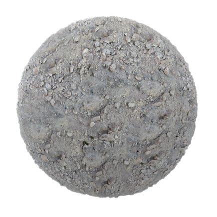 Grey Dirt with Stones PBR Texture