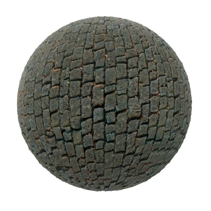 Grey Stone Pavement PBR Texture